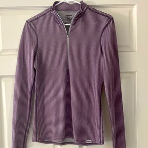 Patagonia polartec zip up long sleeve shirt